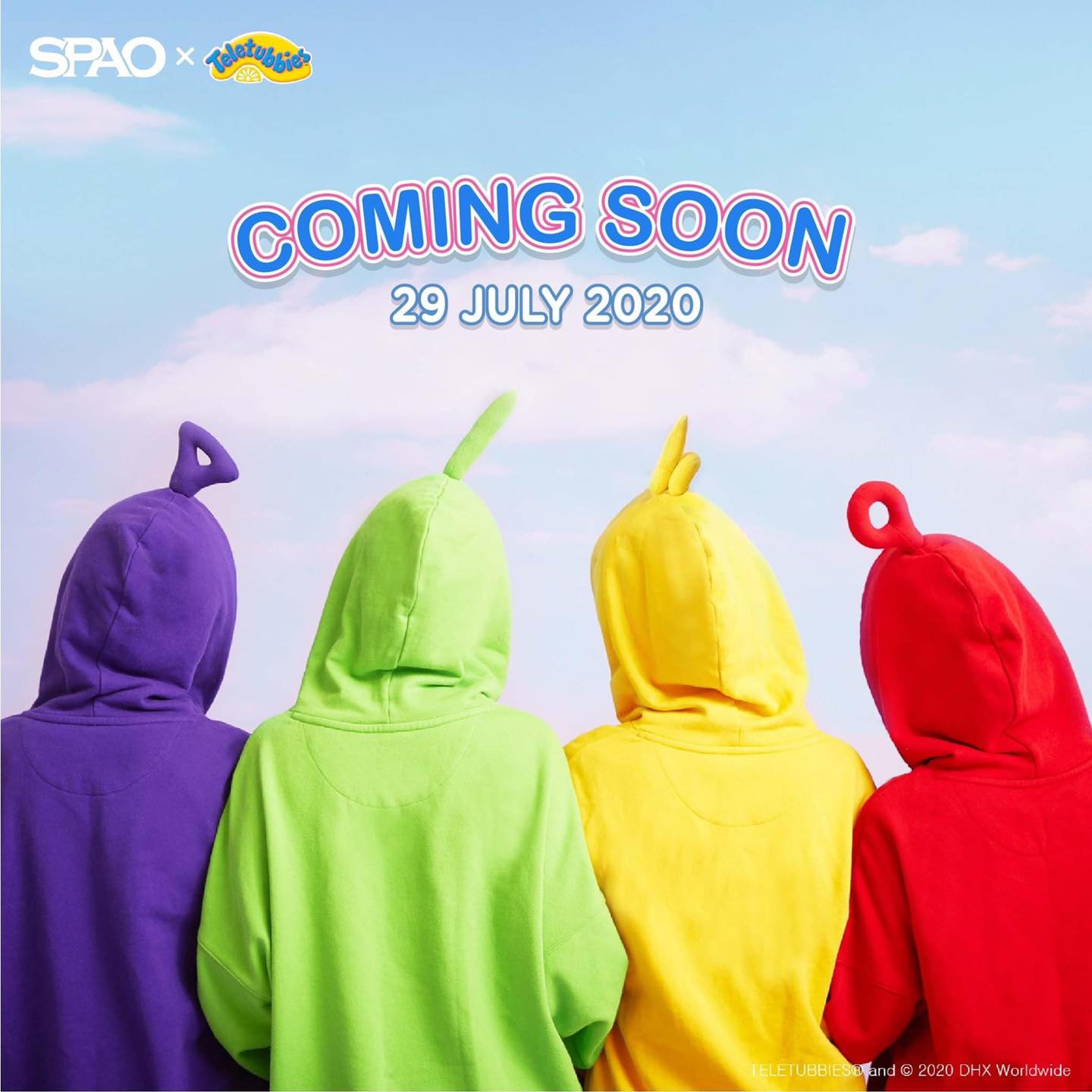 SPAO Malaysia 即将推出 #天线宝宝 Teletubbies 卫衣！
 也太可爱了吧 
 满满的童…