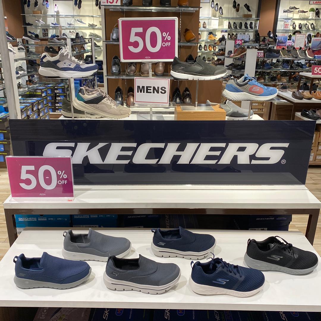 AEON 即日起举办 Skechers Half Price大促销！鞋子折扣50%！只需半价！